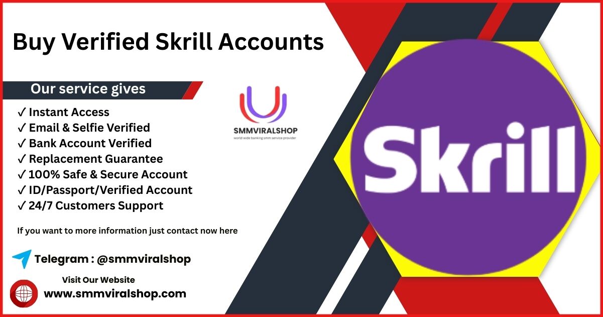 Buy Verified Skrill Accounts